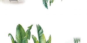 Pegatinas Palmera Decoración Dormitorio Ventana